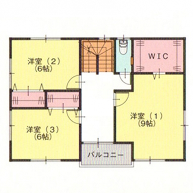 甲斐篠原間取り_2f