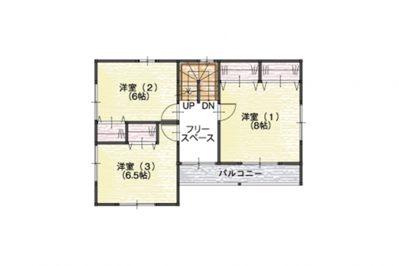 権現町２号間取り_30s50a_2f